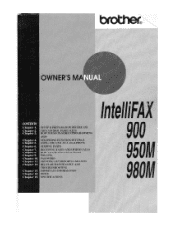 Brother International IntelliFax-950M Users Manual - English