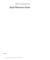 Dell Latitude X1 Quick Reference Guide