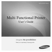 Samsung MultiXpress SCX-6545 User Guide 1
