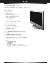 Sony KZ-42TS1U Marketing Specifications