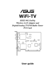 Asus WiFi-TV Wifi-tv User''s Guide for English Edition