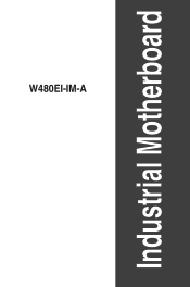 Asus W480EI-IM-A users manual in English