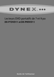 Dynex DX-P9DVD11 User Manual (French)