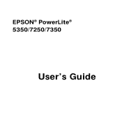 Epson EPL7250 User Manual