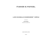 Fisher and Paykel DD24STX6I1 Installation Guide Single DishDrawertm