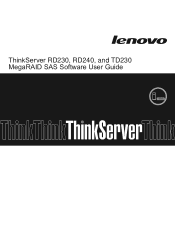 Lenovo ThinkServer RD240 MegaRAID SAS Software User Guide