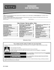 Maytag MDB4949SHB Owners Manual