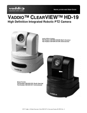 Vaddio Vaddio ClearVIEW HD-19 ClearVIEW HD-19 Manual