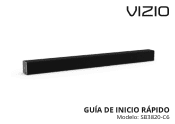 Vizio SB3820-C6 Quickstart Guide (Spanish)