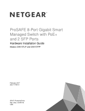 Netgear GS510TPP Hardware Installation Guide