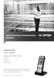 Aastra 612d User Guide Aastra 612d for Aastra 400