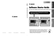 Canon SD110 Software starter Guide Ver.16/17
