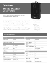 CyberPower ST900U Datasheet
