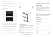 Fisher and Paykel OB30DDPTDX1 Quick Reference guide