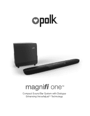 Polk Audio MagniFi One MagniFi One Product Manual