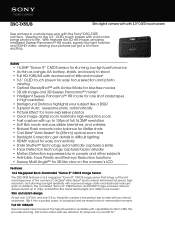 Sony DSC-TX55/B Marketing Specifications (Black model)