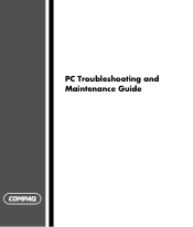 Compaq Presario SR1900 PC Troubleshooting and Maintenance Guide