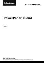 CyberPower RWCCARD100 User Manual