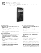 HP 300s HP 300s+ Scientific Calculator - Product Information