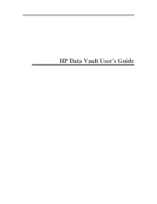 HP X510 HP StorageWorks Data Vault - User Guide