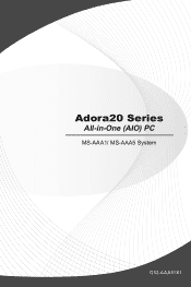 MSI Adora20 User Guide