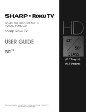 Sharp LC-50LB371U User Guide