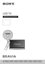 Sony KDL-47W800A Operating Instructions