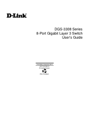 D-Link DGS-3308TG Product Manual