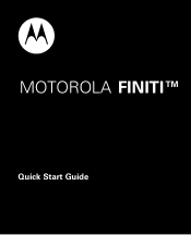 Motorola FINITI FINITI  User Manual