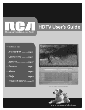RCA R52WH74 User Manual