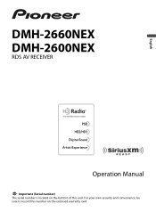 Pioneer DMH-2660NEX Manual