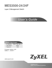 ZyXEL MES3500-24 User Guide