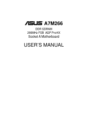Asus A7M266 A7M266 User Manual