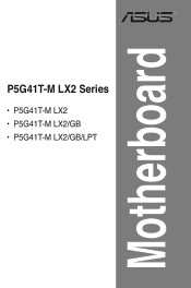 Asus P5G41T-M LX2 User Manual