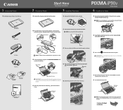 Canon PIXMA iP90v Easy Setup Instructions