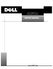 Dell OptiPlex G1 Dell OptiPlex G1 Managed PC Systems Service Manual