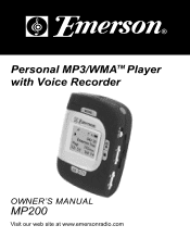 Emerson MP200 Owners Manual