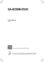 Gigabyte GA-B250M-DS3H Users Manual