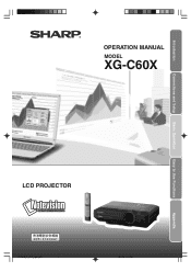 Sharp XG-C60X XG-C60X Operation Manual