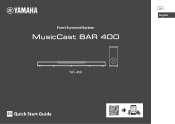 Yamaha YAS-408 MusicCast BAR 400 YAS-408 Quick Start Guide