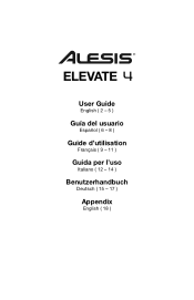 Alesis Elevate 4 User Manual
