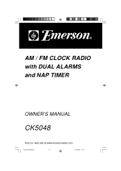 Emerson CK5048 Owners Manual