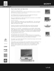 Sony VGC-JS230J/P Marketing Specifications (VGC-JS230J/P)
