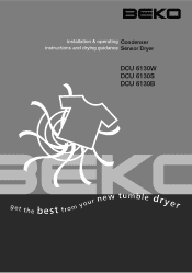 Beko DCU6130 User Manual