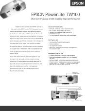 Epson TW100 Product Brochure