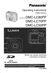 Panasonic DMC-LC80 Digital Still Camera