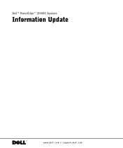 Dell PowerEdge 1500SC Information Update