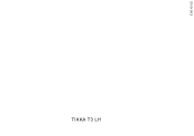 Beretta Tikka T3 Sporter Owners Manual