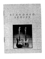 Fender Standard Series Owners Manual
