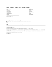 Dell i1470-2932CRD Service Manual
